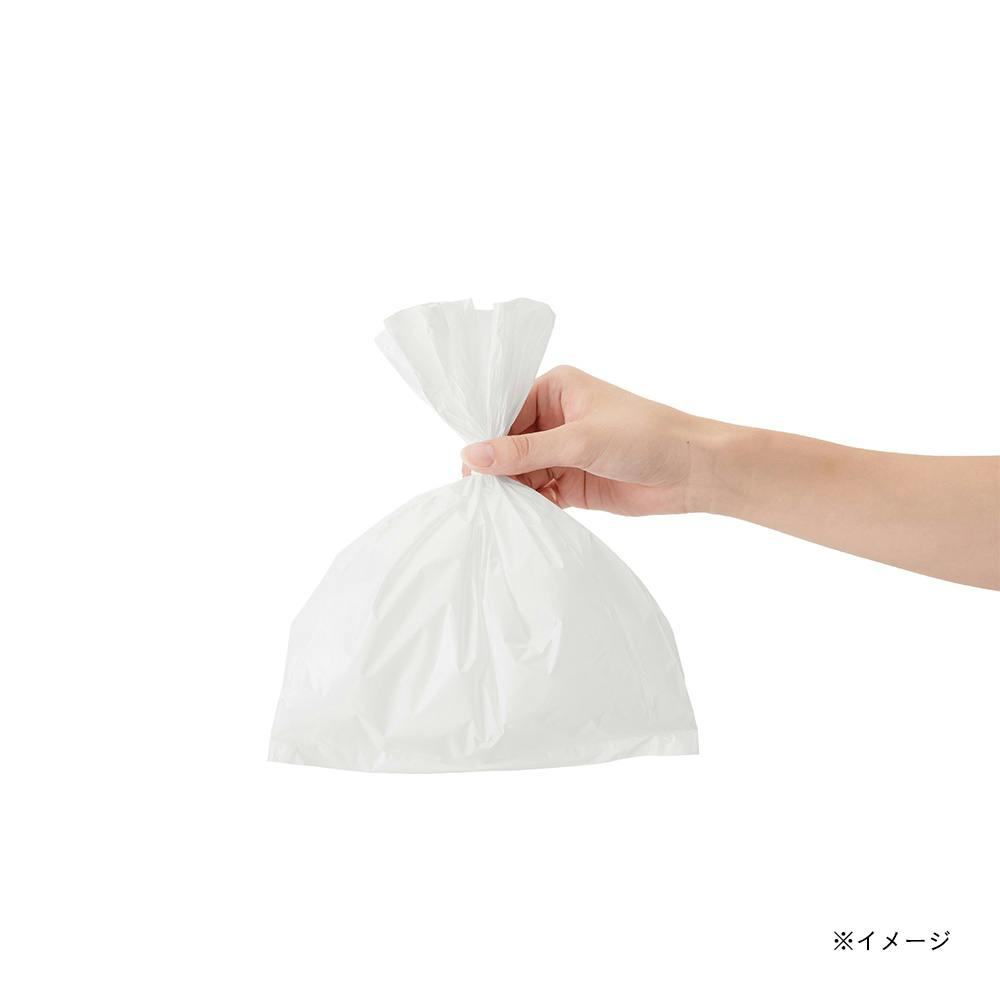 消臭ゴミ袋 マチ付き M 乳白色 120枚入り | 食品用ラップ・アルミ