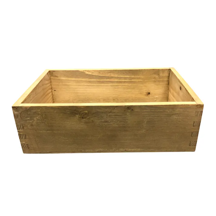 スタッキングボックス ブラウン S