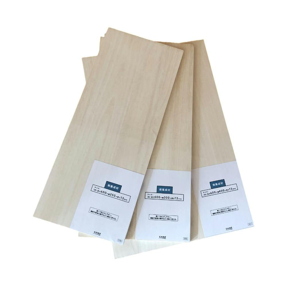 桐集成材 (約)幅400mm 長さ600mm 厚さ13mm