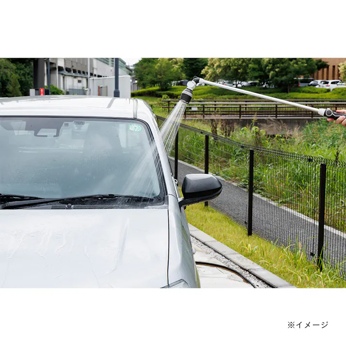 勢いよく水が出る サイクロンロングノズル