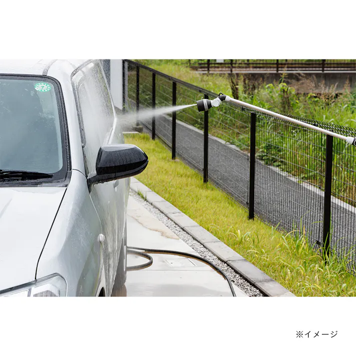 勢いよく水が出る サイクロンロングノズル
