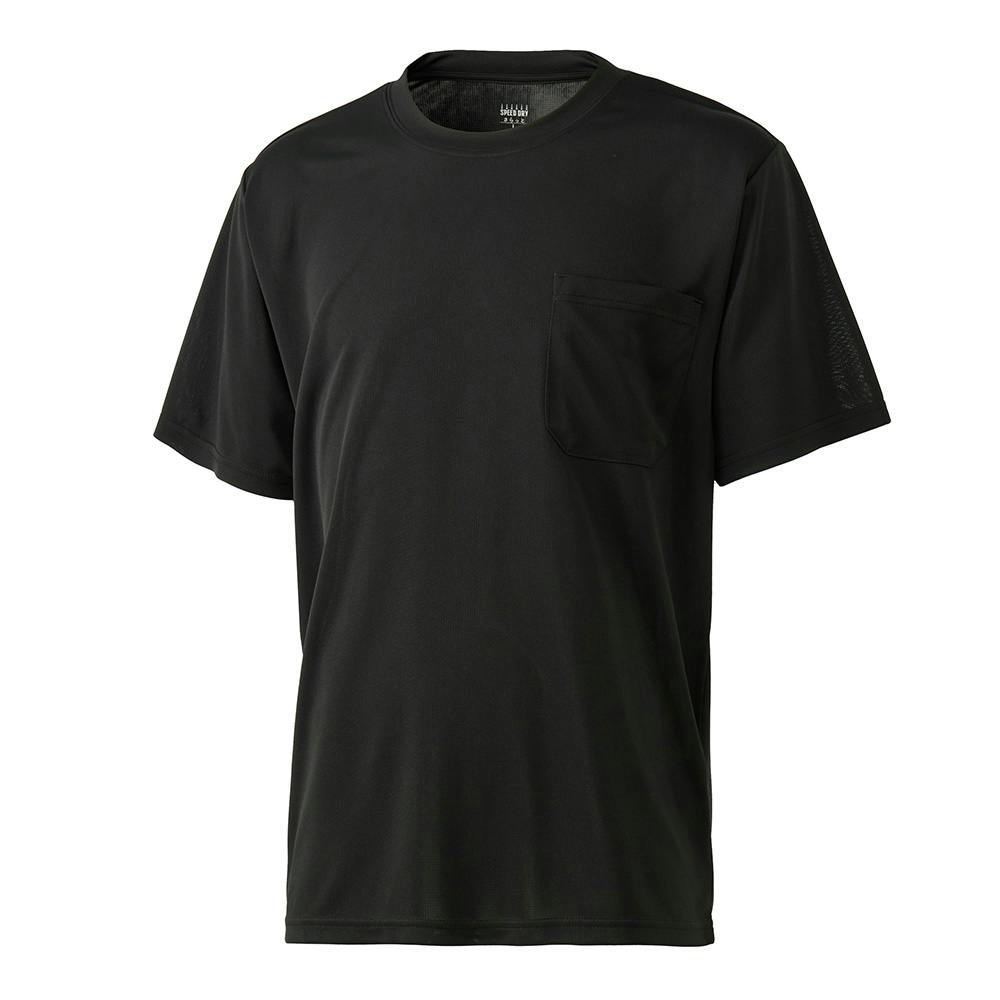 CE ブラック Tシャツ SDUVカットメッシュ冷感Tシャツ L ブラック | 作業着・作業服・安全靴