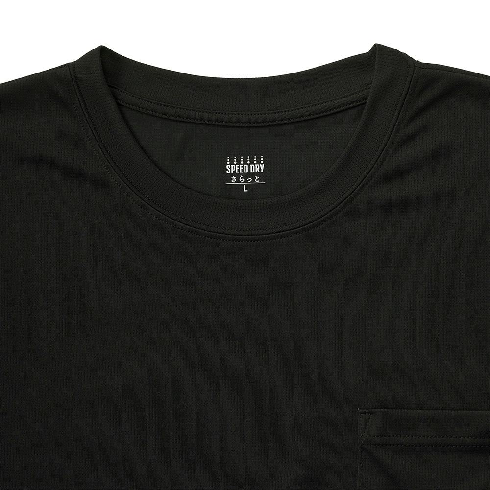 SDUVカットメッシュ冷感Tシャツ L ブラック | 作業着・作業服・安全靴