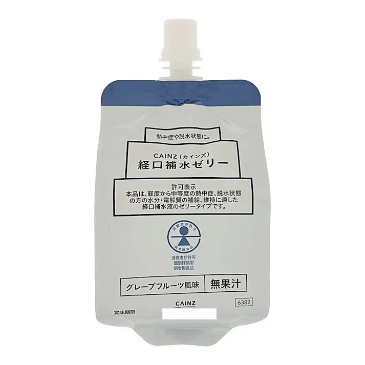 【ケース販売】カインズ 経口補水ゼリー グレープフルーツ風味 200g×20個