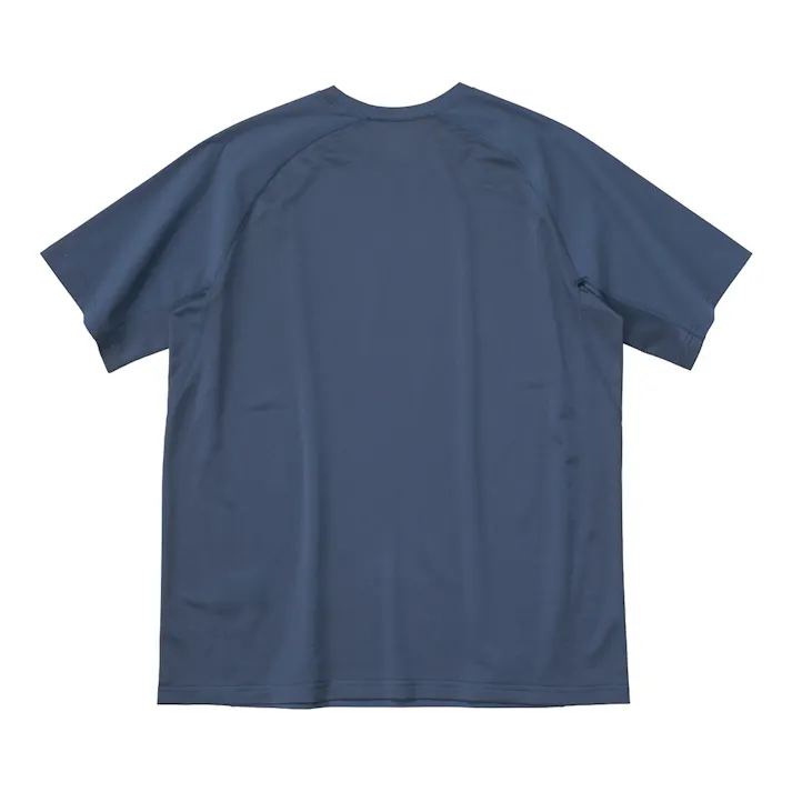 SDひんやりストレッチメッシュ切替Tシャツ 半袖 L ネイビー