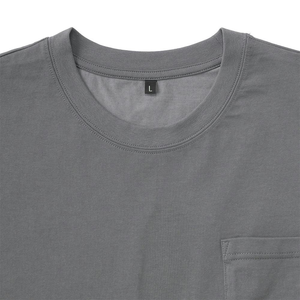 SDひんやり長続きTシャツ 半袖 L チャコール | 作業着・作業服・安全靴