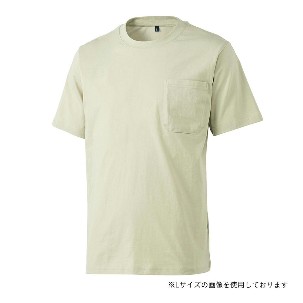 SDひんやり長続きTシャツ 半袖 M ベージュ | 作業着・作業服・安全靴