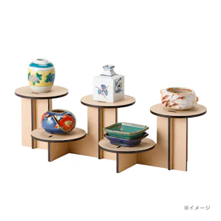 【CDM LC】ひな壇ディスプレイ 5段(マルシェ什器)【別送品】