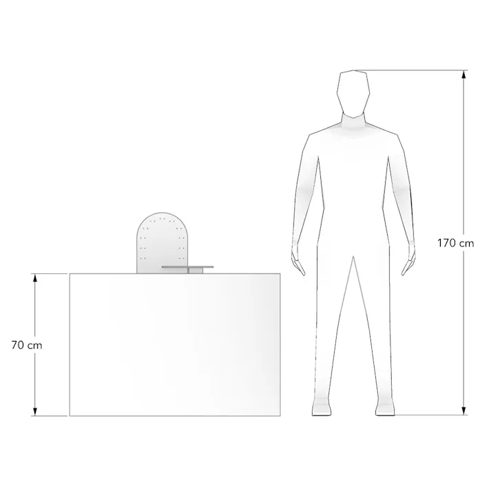 【CDM LC】HAIKEI Aタイプ(マルシェ什器)【別送品】