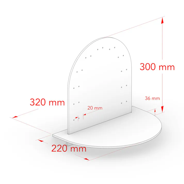 【CDM LC】HAIKEI Bタイプ(マルシェ什器)【別送品】