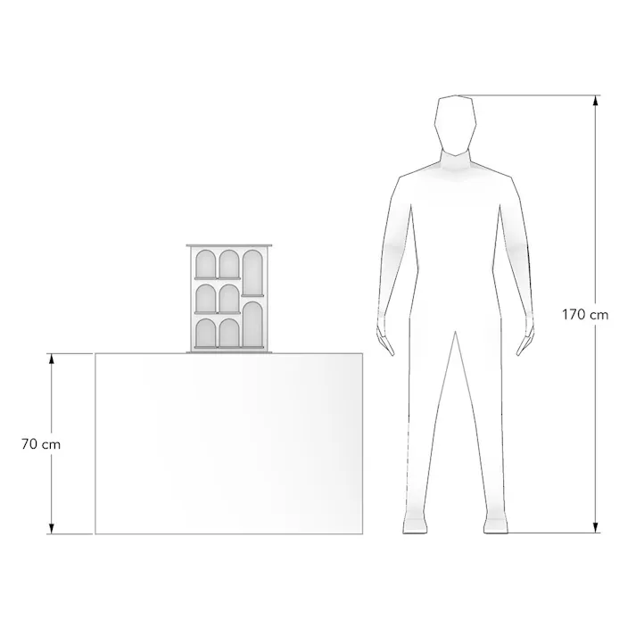 【CDM LC】MADO 8窓(マルシェ什器)【別送品】
