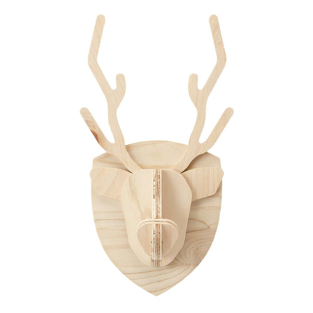 CDM】パズルみたいに組み立てる、トナカイの壁掛け【別送品】 | 木材