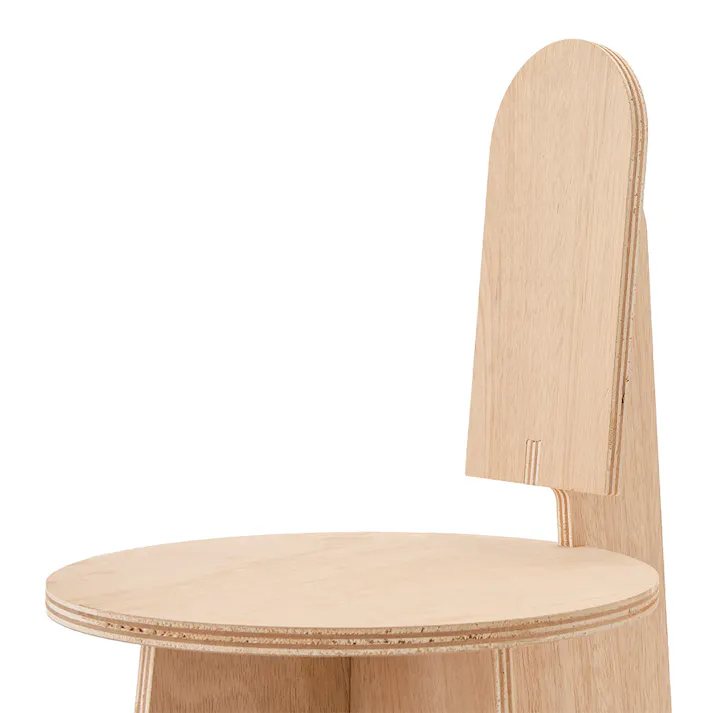 【CDM】5° CHAIR Rと直線の椅子【別送品】