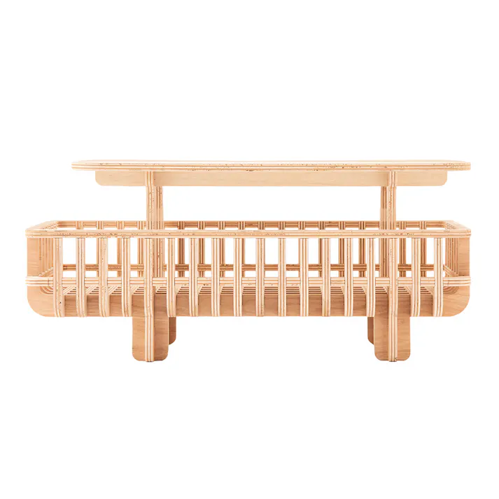 【CDM】KUJIRA かご付きベンチ【別送品】