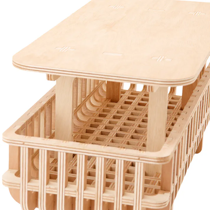 【CDM】KUJIRA かご付きベンチ【別送品】