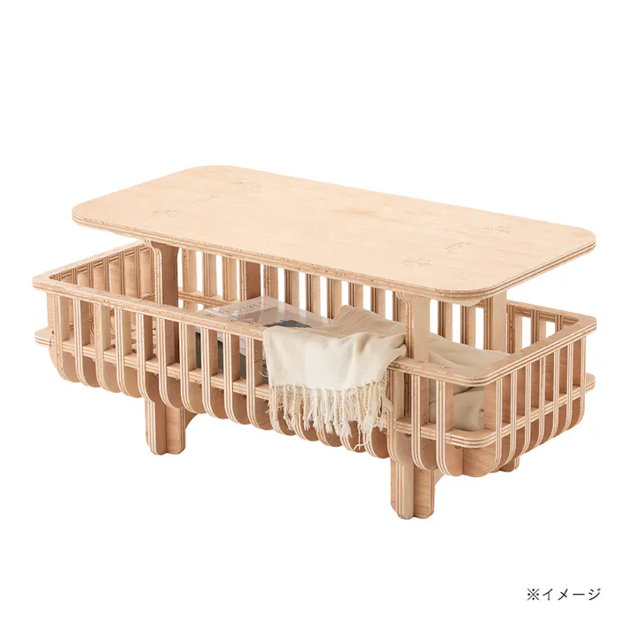 【CDM】KUJIRA かご付きベンチ【別送品】