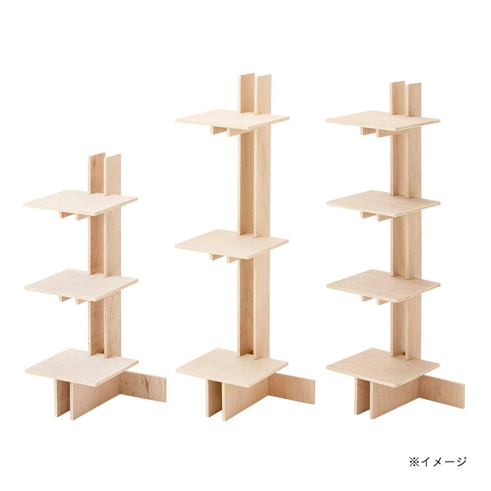 CDM】PLYWOOD TOWER SHELF L3段カク【別送品】 | 本棚・書棚・ブック