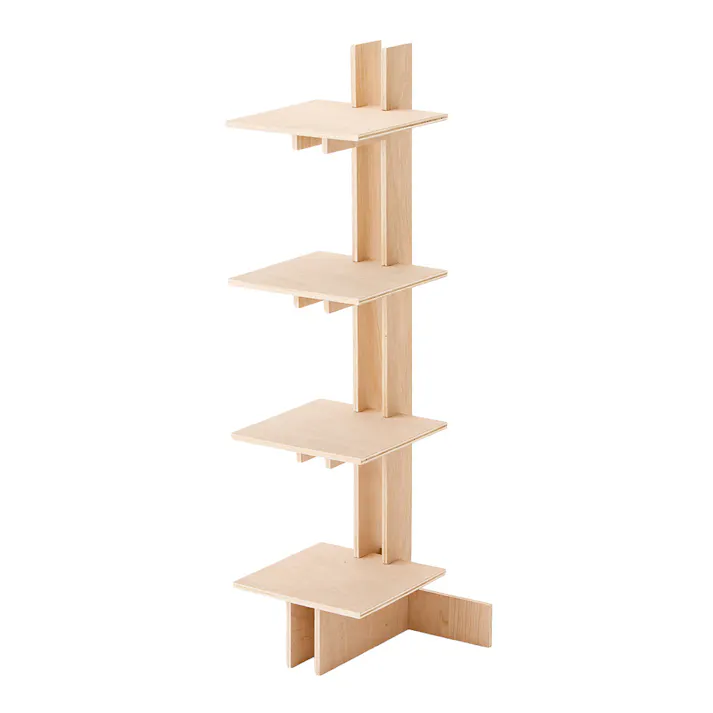 【CDM】PLYWOOD TOWER SHELF L4段カク【別送品】