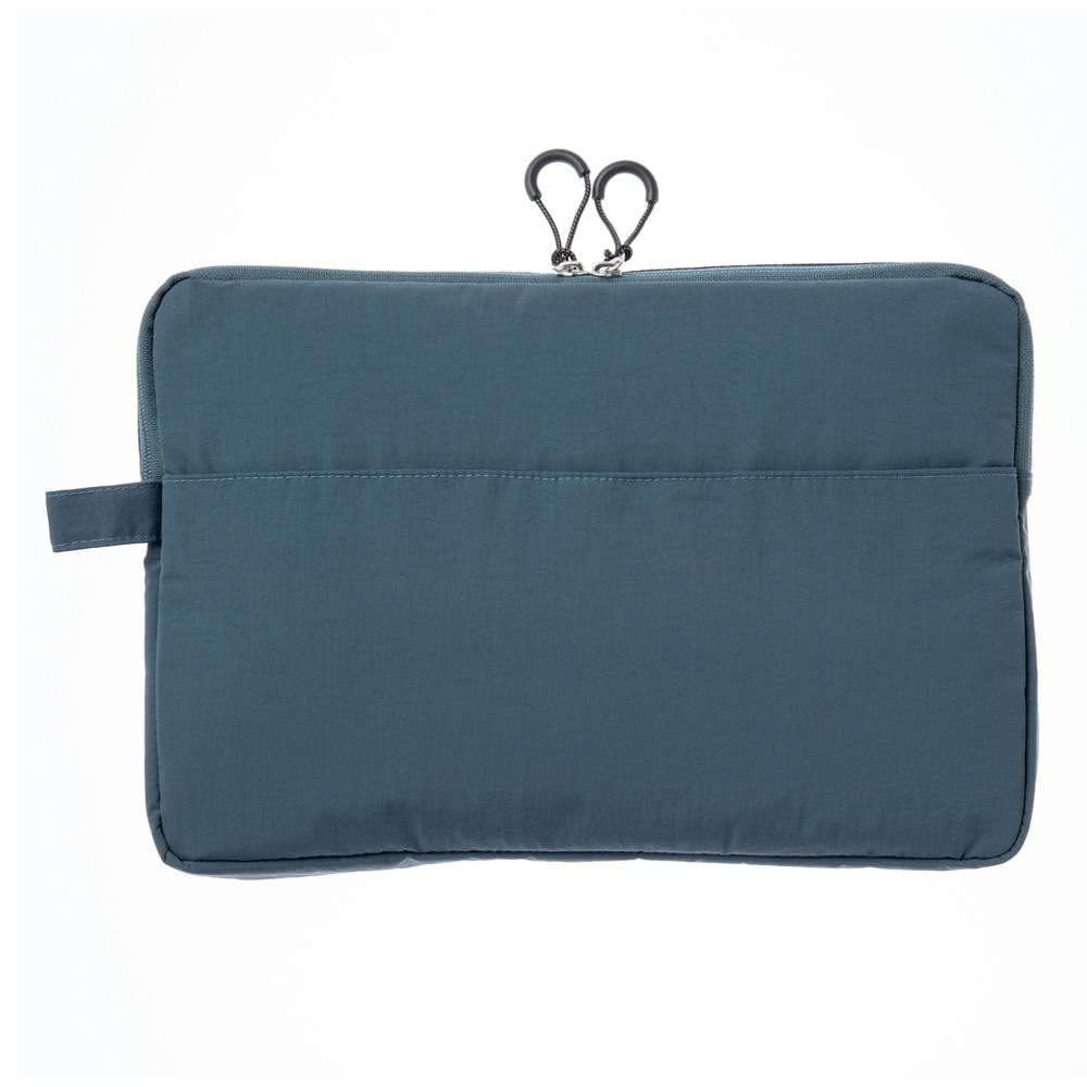 カインズ ポケット付きポーチ L ダークブルー