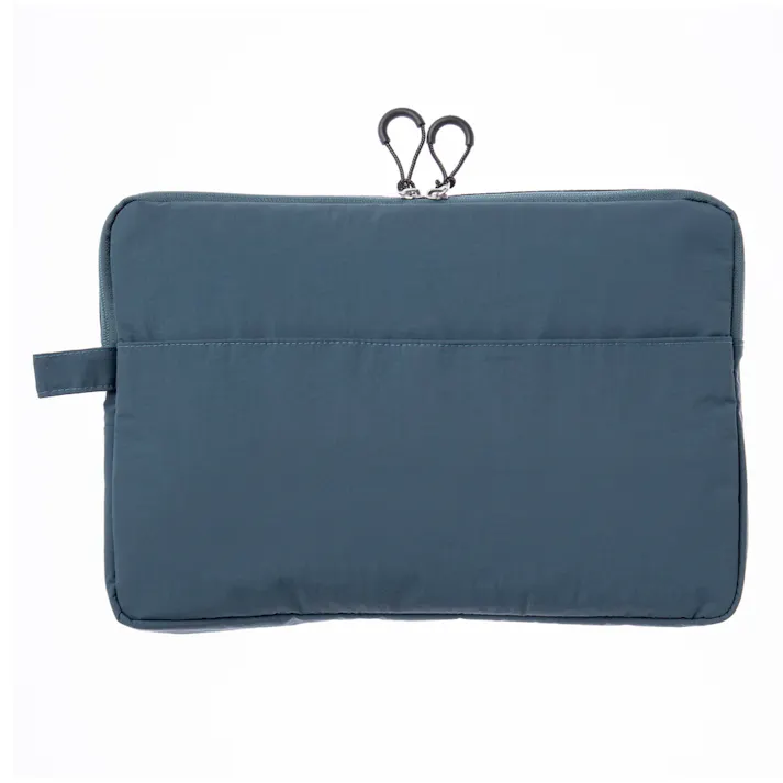 カインズ ポケット付きポーチ L ダークブルー