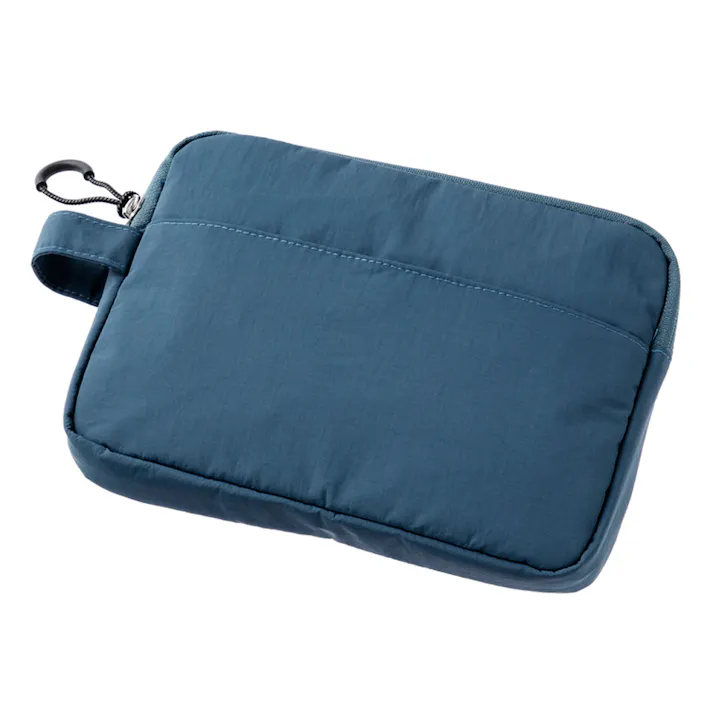 カインズ ポケット付きポーチ M ダークブルー
