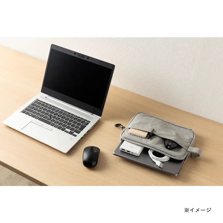 カインズ ポケット付きポーチ M グレー