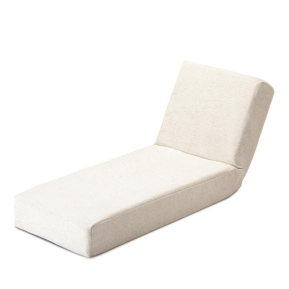 リクライニングブロックソファカバー ホワイト 幅180cm※カバーのみ