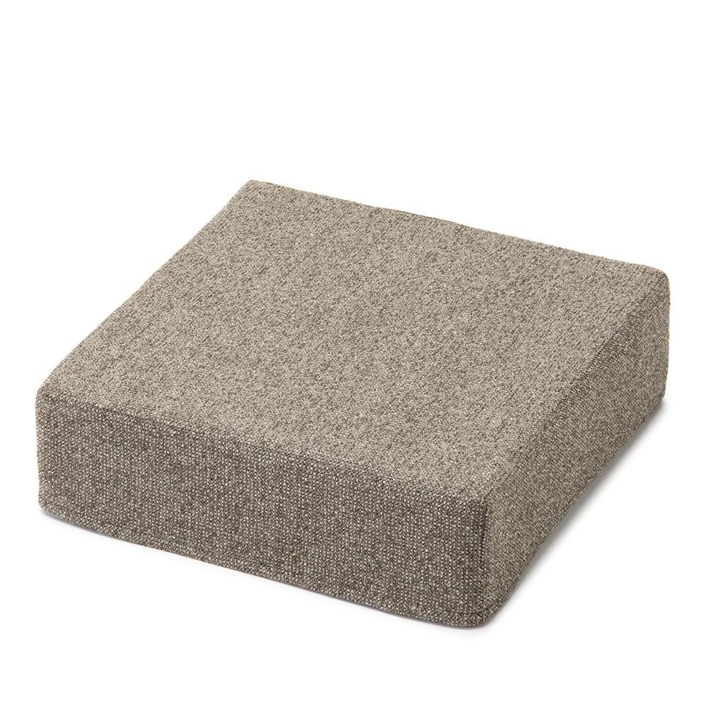 ブロックソファカバー ブラウン 幅60cm 奥行60cm 高さ18cm※カバーのみ