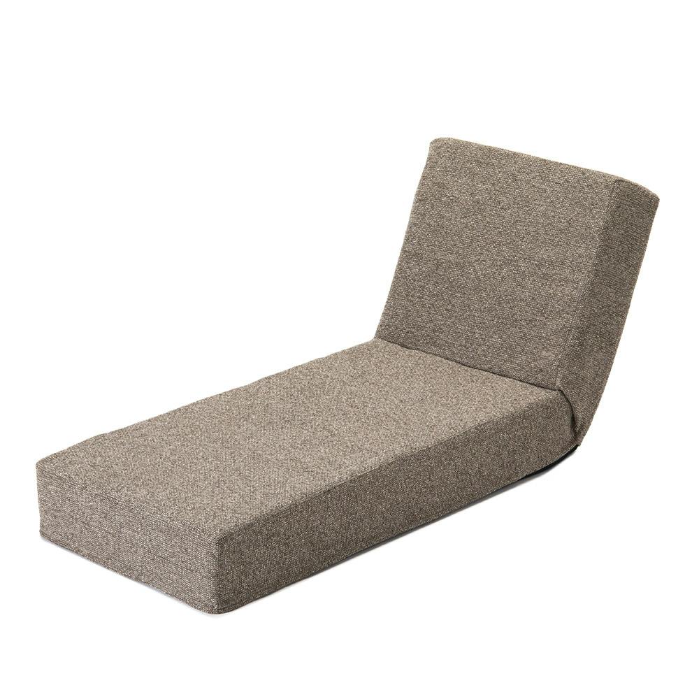 リクライニングブロックソファカバー ブラウン 幅180cm※カバーのみ