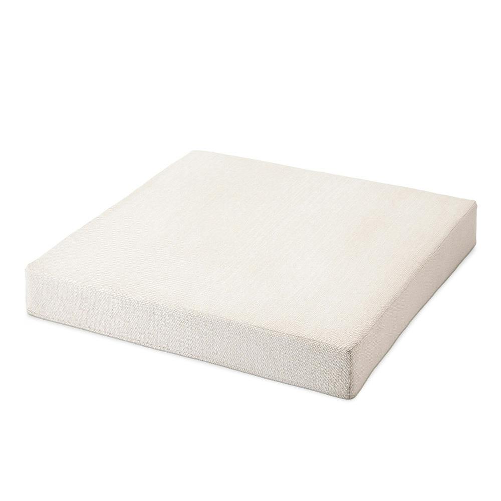 ブロックソファカバー ホワイト 幅120cm 奥行120cm 高さ18cm ※カバーのみ【別送品】