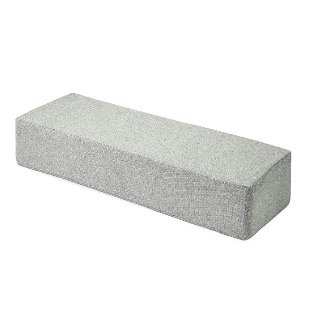 ブロックソファカバー ライトグレー 幅180cm 奥行60cm 高さ36cm ※カバーのみ【別送品】