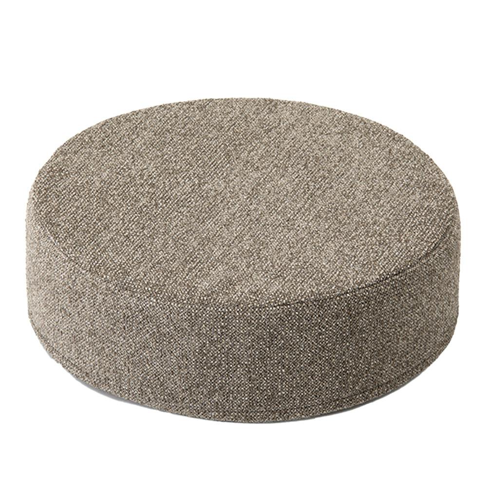 ブロックソファカバー ブラウン 直径60cm 高さ18cm 円形 ※カバーのみ