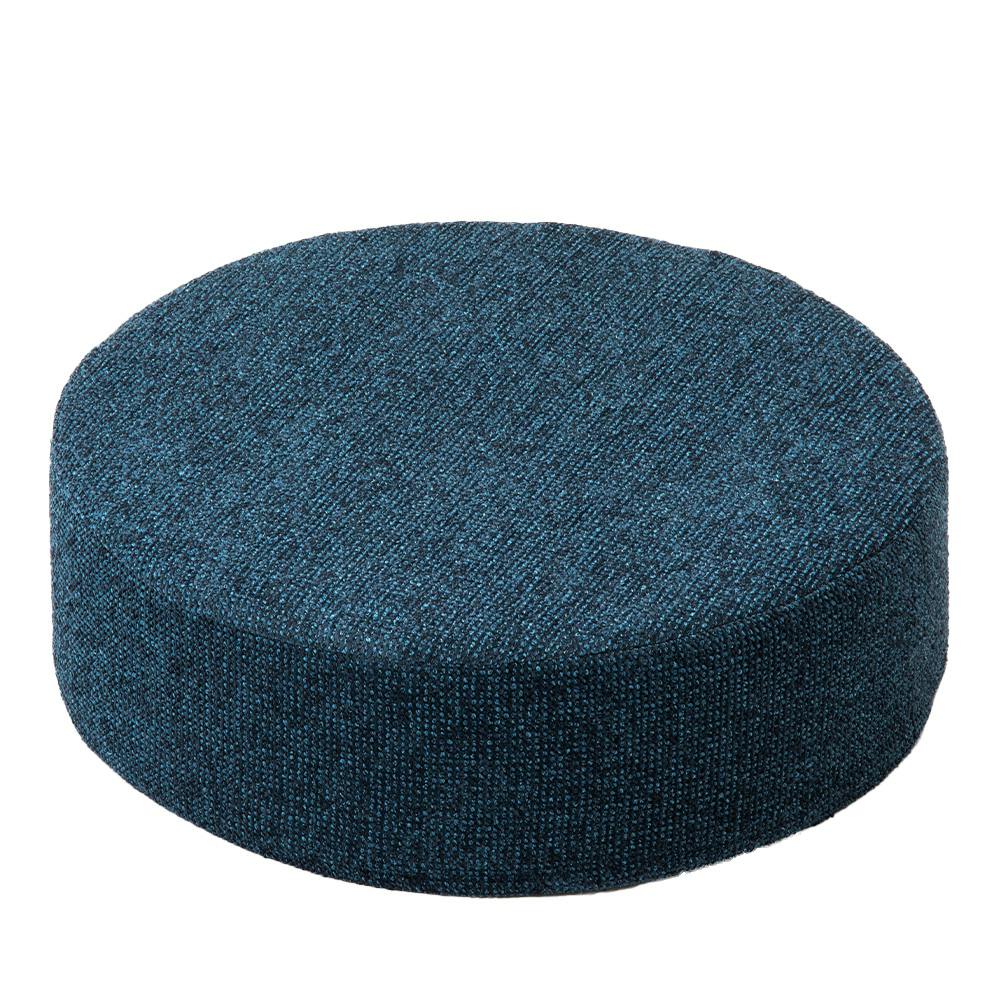 ブロックソファカバー ネイビー 直径60cm 高さ18cm 円形 ※カバーのみ【別送品】