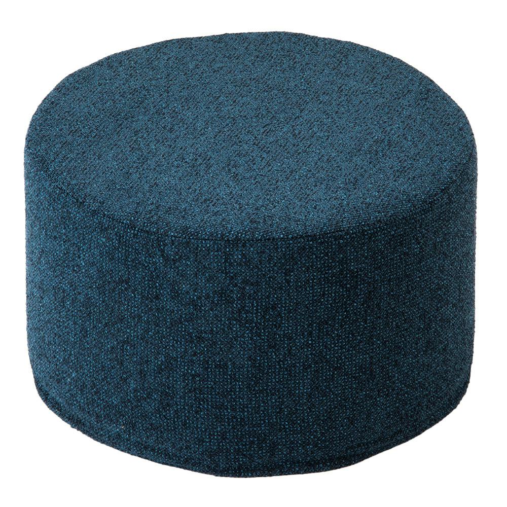 ブロックソファカバー ネイビー 直径60cm 高さ36cm 円形 ※カバーのみ【別送品】