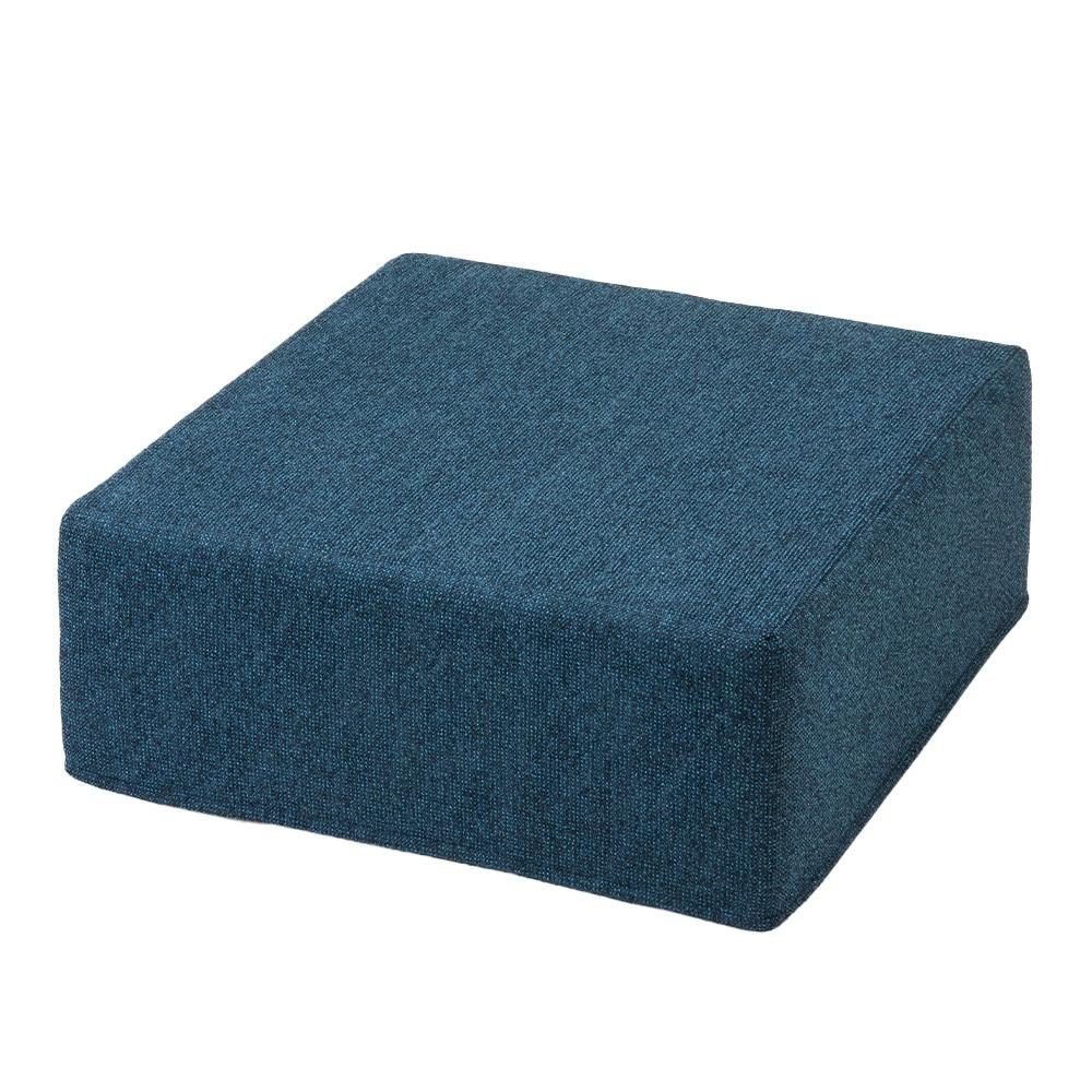 ブロックソファカバー ネイビー 幅90cm 奥行90cm 高さ36cm ※カバーのみ【別送品】