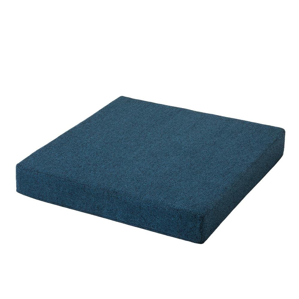 ブロックソファカバー ネイビー 幅120cm 奥行120cm 高さ18cm ※カバーのみ【別送品】