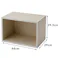 収納ボックス1段 ホワイト SH11