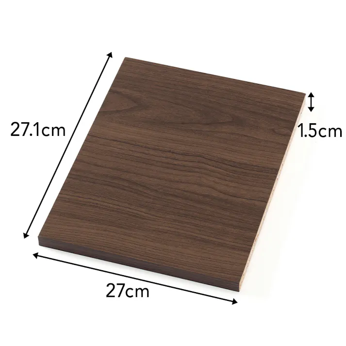 可動棚用棚板スリム ブラウン