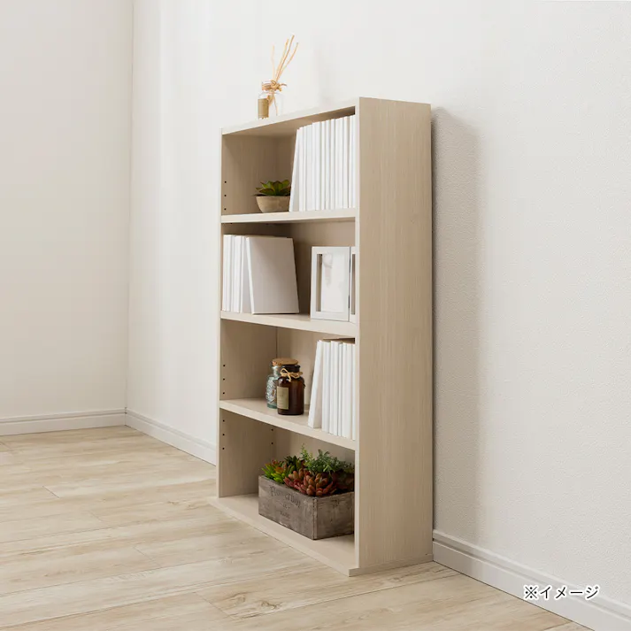 可動棚ブックラック SH20 ホワイト