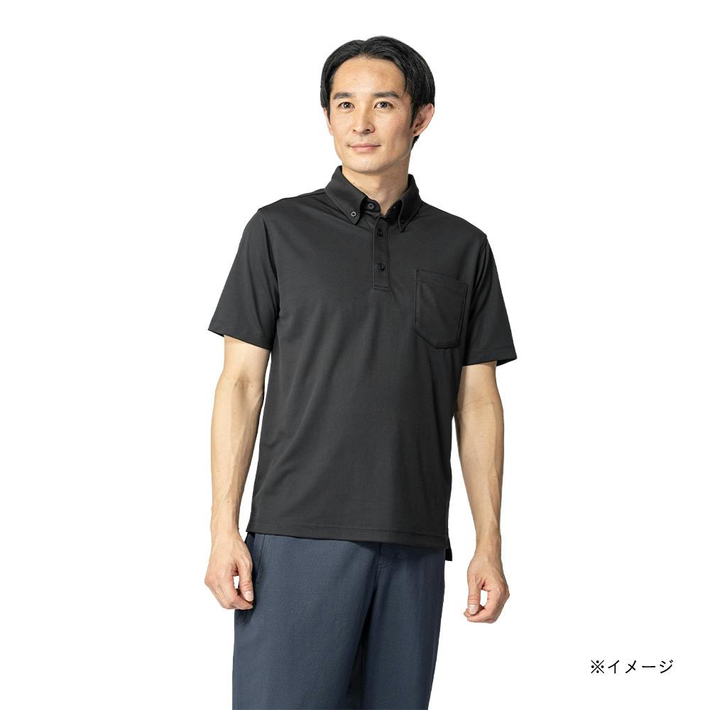 SDすぐ乾くポロシャツ 半袖 L ブラック | 作業着・作業服・安全靴 通販
