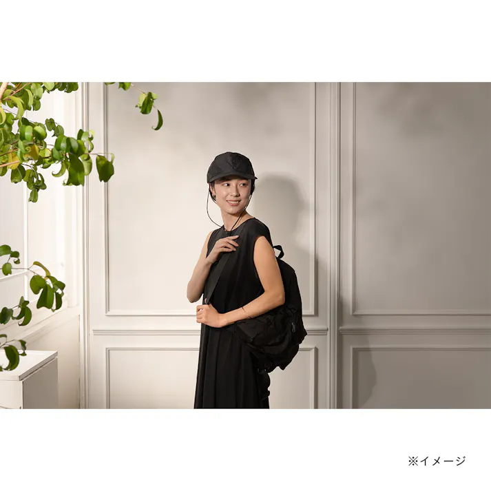 カインズ パッカブルあご紐付きキャップ グレー