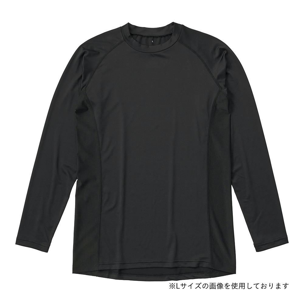 冷感コンプレッションインナーシャツ M ブラック | メンズインナー