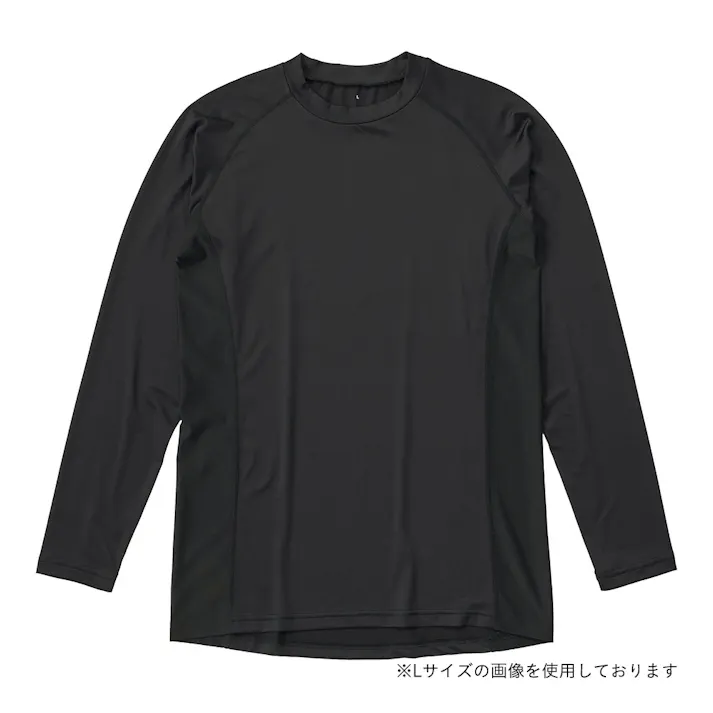 冷感コンプレッションインナーシャツ M ブラック