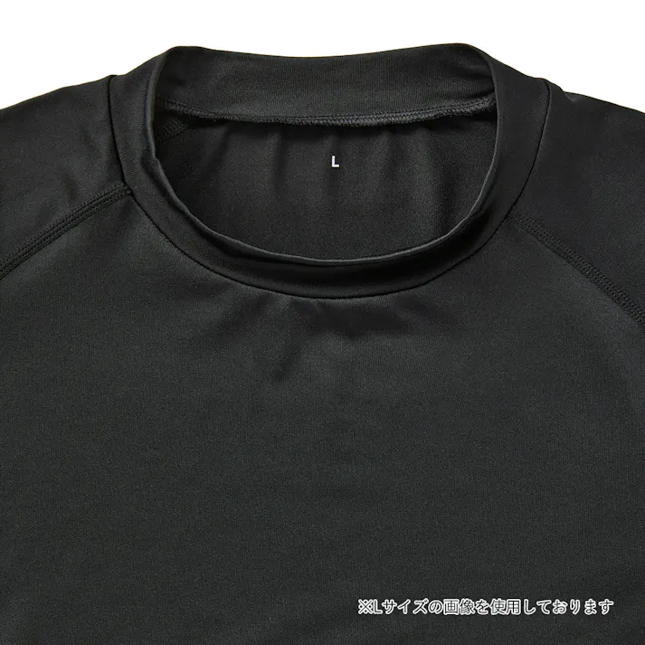 冷感コンプレッションインナーシャツ 3L ブラック
