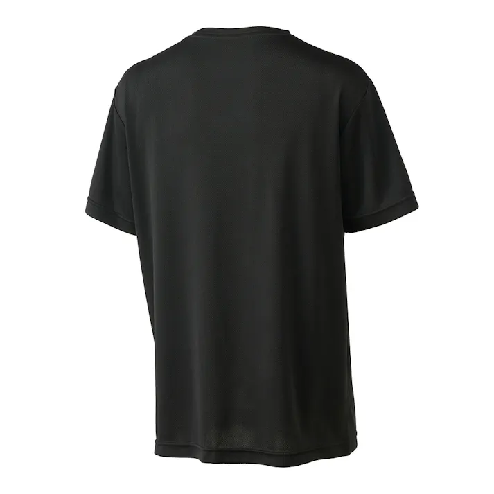 抗菌防臭SDTシャツ V首 L ブラック