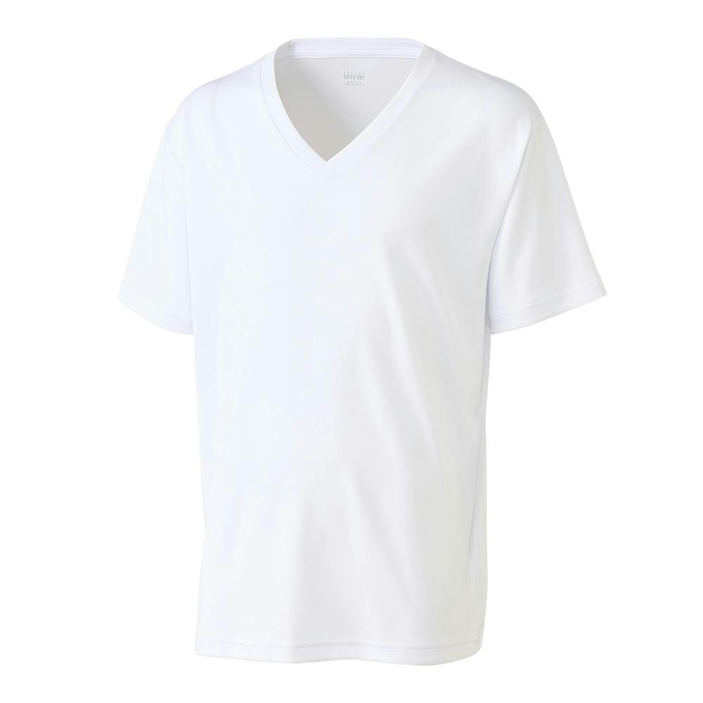 抗菌防臭SDTシャツ V首 L ホワイト | 作業着・作業服・安全靴 通販