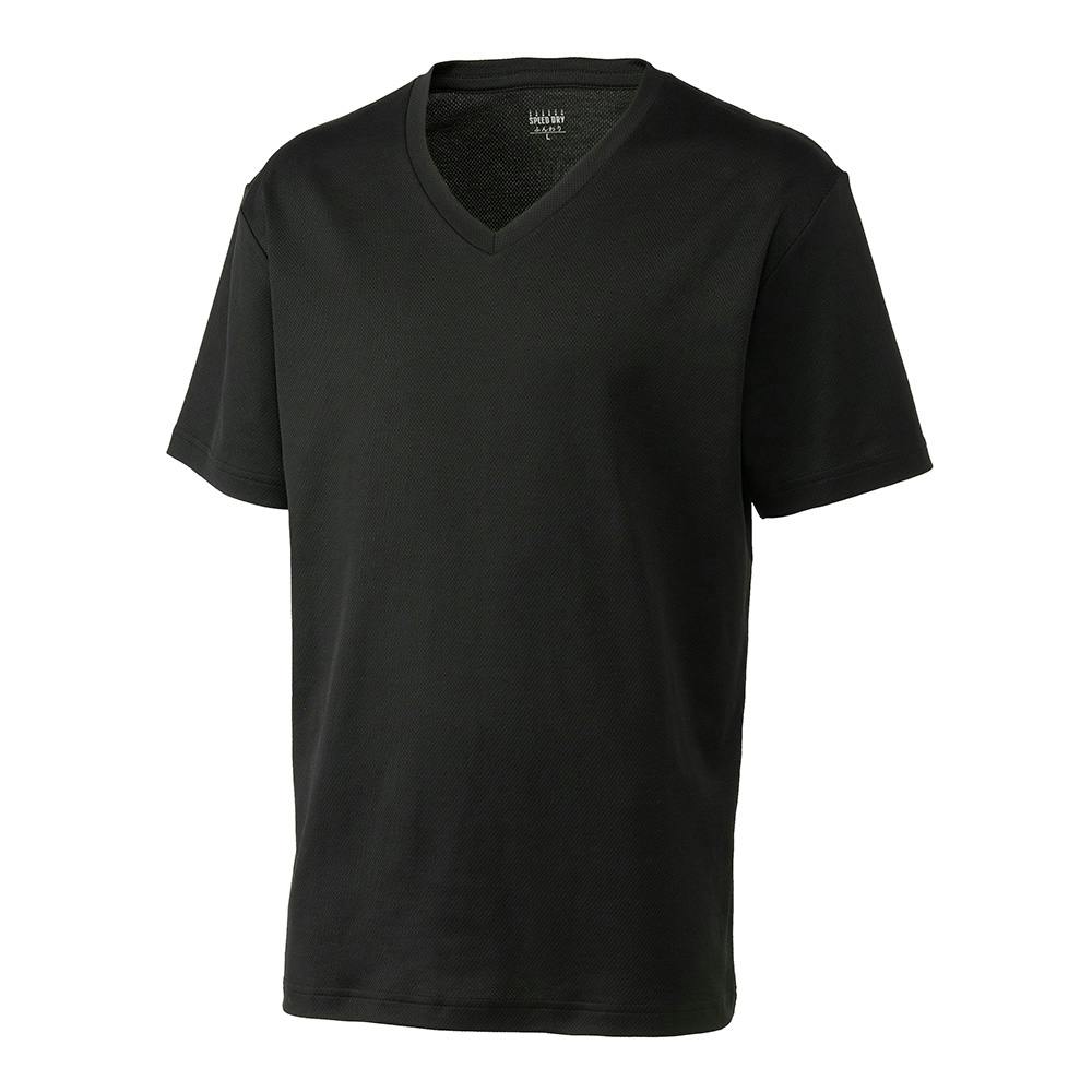 抗菌防臭綿混SDTシャツ V首 M ブラック | 作業着・作業服・安全靴 通販