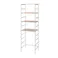 キッチンシェルフ 4段 ホワイト 幅60cm 奥行44cm 高さ189cm