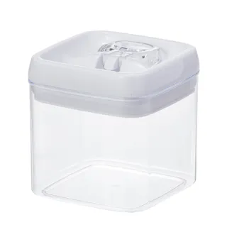 片手で開閉できるペットフードストッカー 1.0L