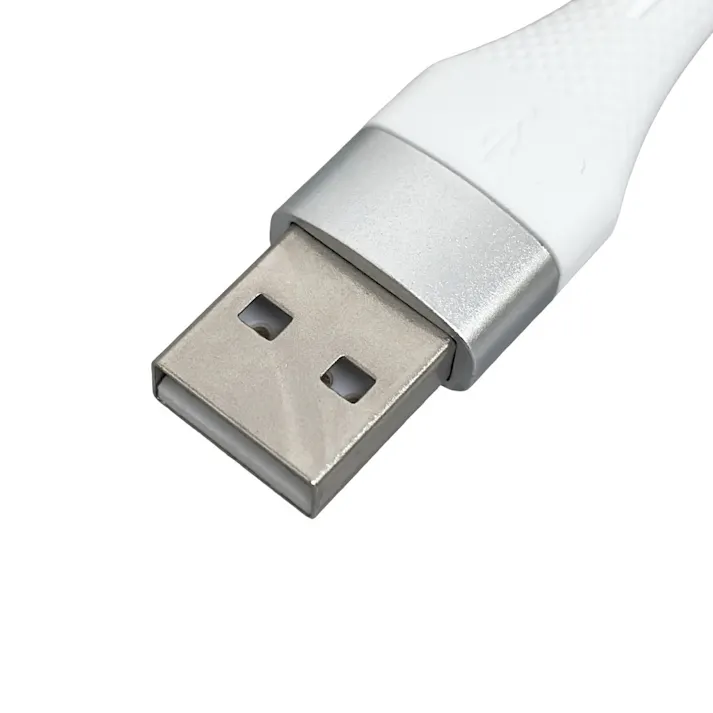 カインズ シリコンケーブル マグネットタイプ Type-A to Type-C +互換Lightning用 1m ホワイト